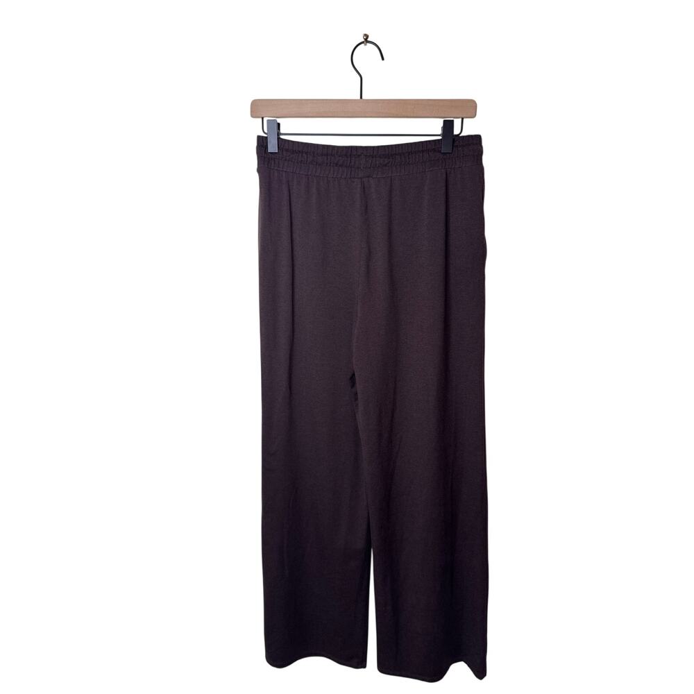 VUORI Halo Essential Wideleg Pant Heathered Brown Style VW4023 Size Medium - Picture 2 of 8
